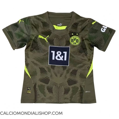 Maglie da calcio Borussia Dortmund Portiere Seconda Maglia 2024-25 Manica Corta